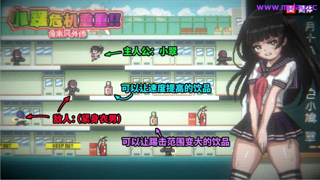 [PC/ACT] 小翠危机重重 ~ 像素风外传DL官方中文版[500M]-萌玩ACG